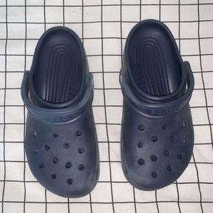 Navy Blue Crocs